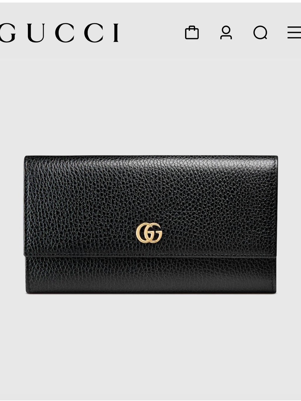 Gucci GG Marmont continental wallet 🖤